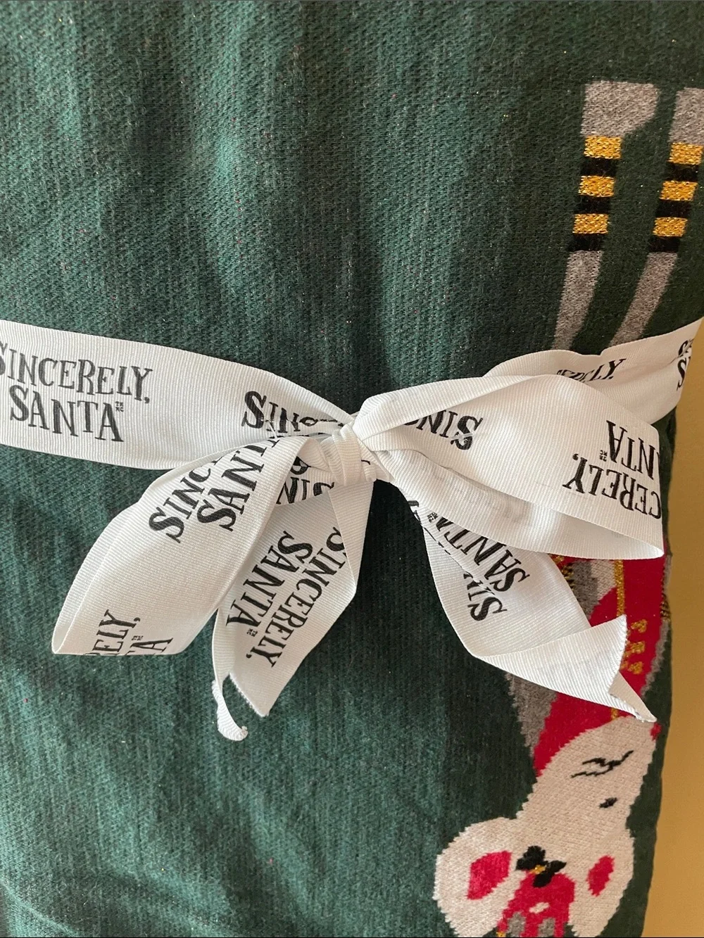 NWT Severely Santa Nutcracker Holiday Throw. 50”x70”
